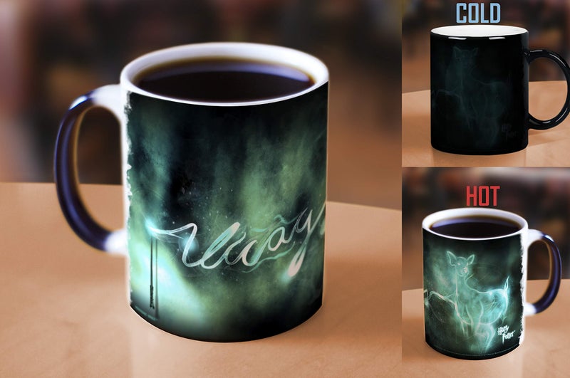 Morphing Mugs Harry Potter - Always - Patronus - 11 oz Heat Sensitive Mug â€“ Ceramic Color Changing Coffee Tea Mug - Image 3